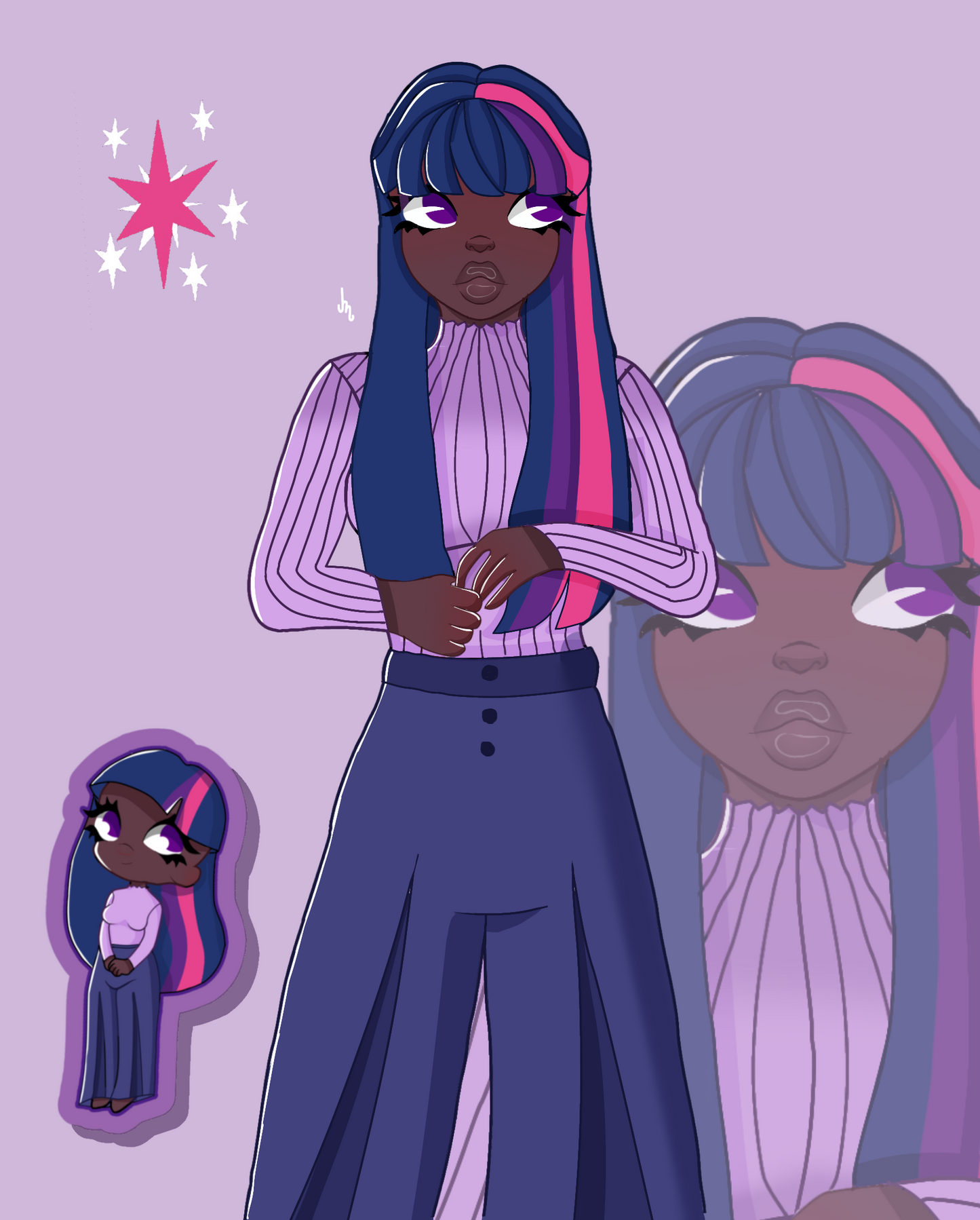 Twilight print | glossy finish