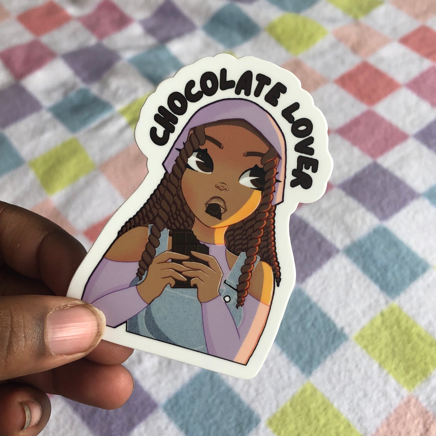 Chocolate lover sticker | vinyl | 3x3
