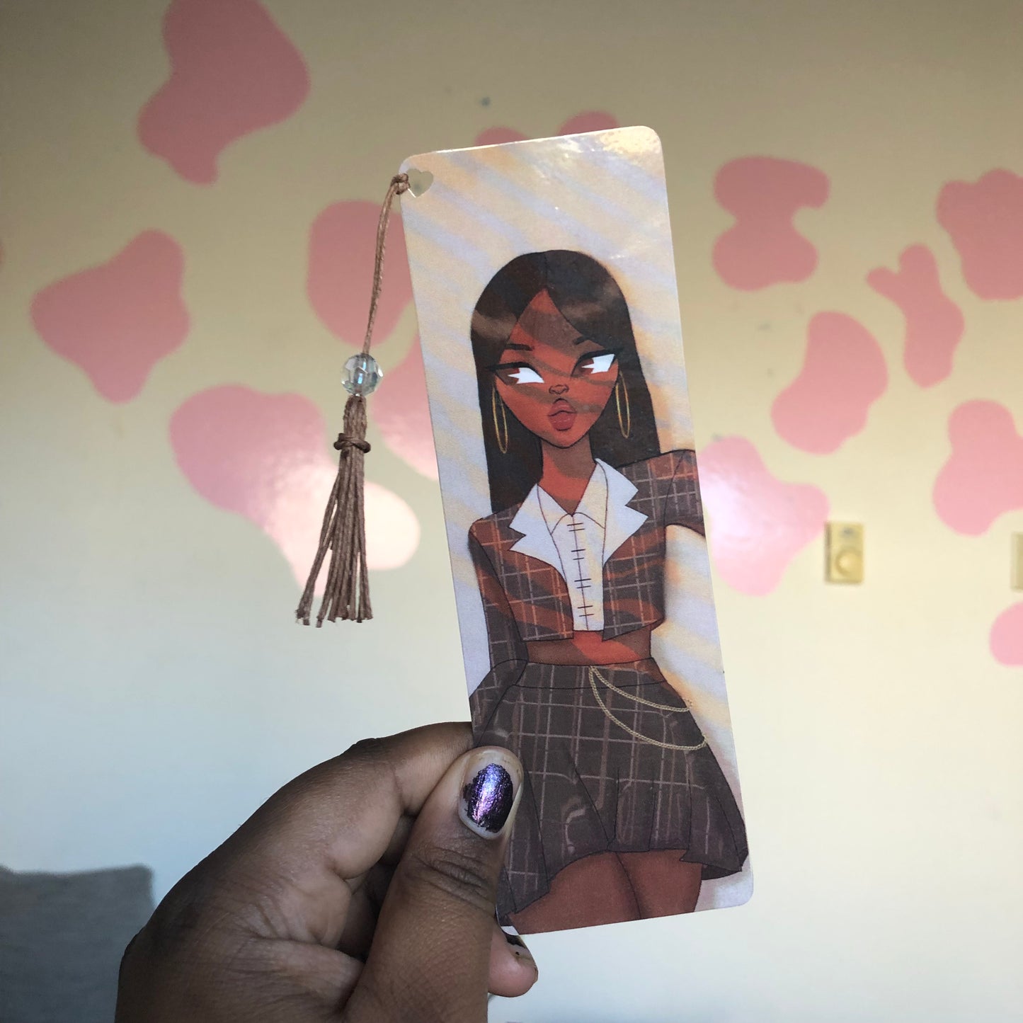 Golden hour bookmark | book accessory | digital art product