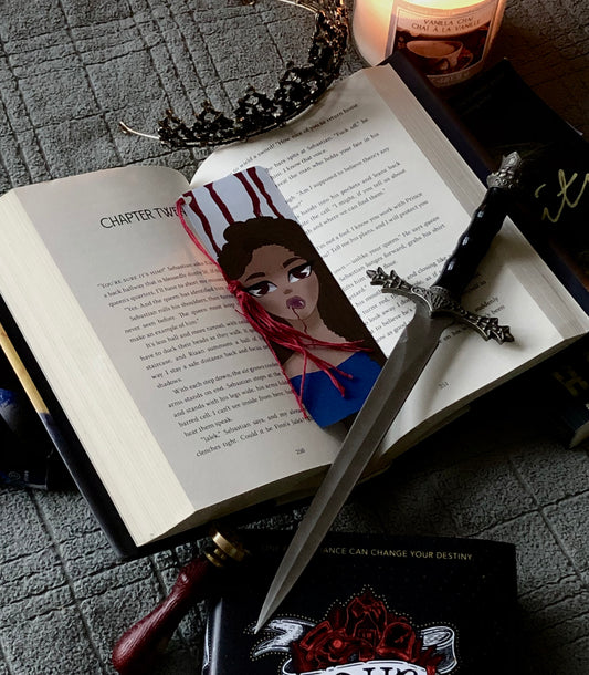 Vampire Vixen Bookmark | Book accessory | digital art product