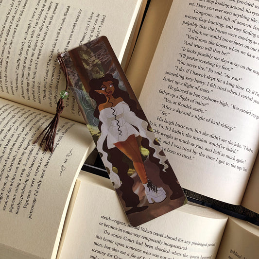 Forest fairy bookmark | book accessory | digital art product