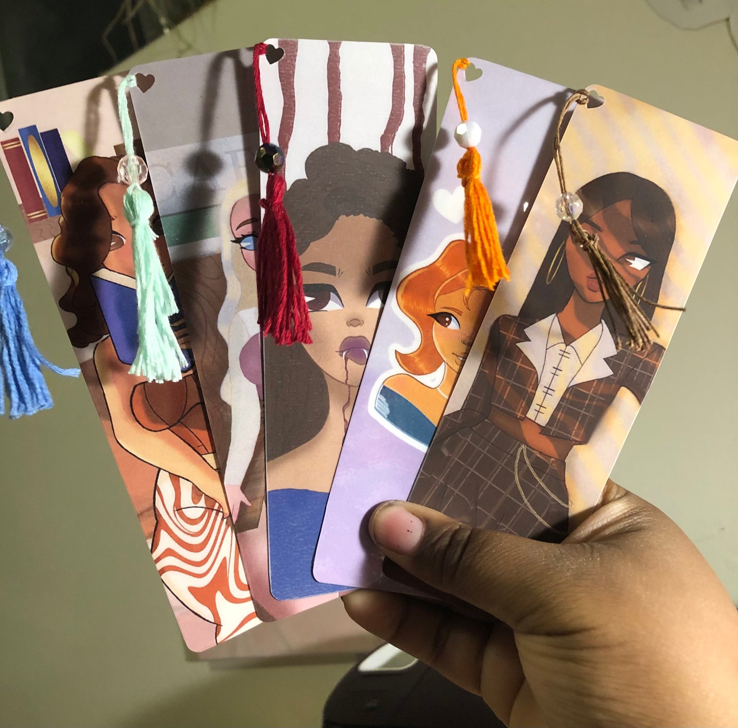 Vampire Vixen Bookmark | Book accessory | digital art product