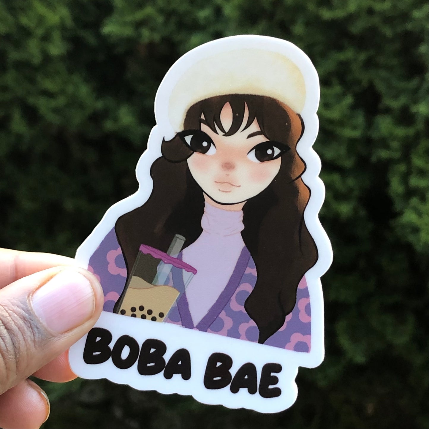 Boba Bae vinyl sticker
