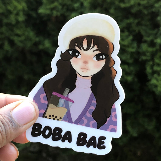 Boba Bae vinyl sticker
