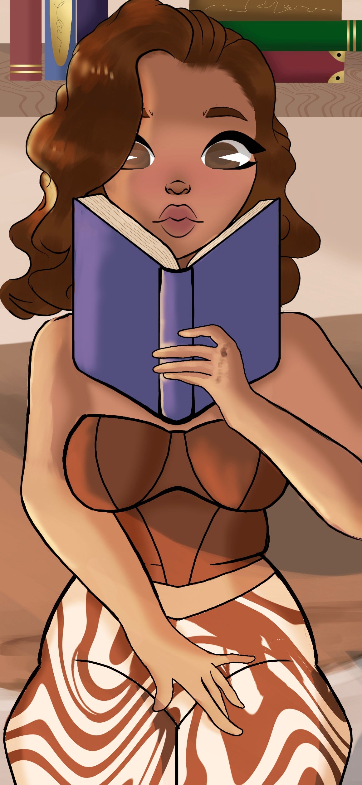 Bookish Bae bookmark | book accessory | digital art product