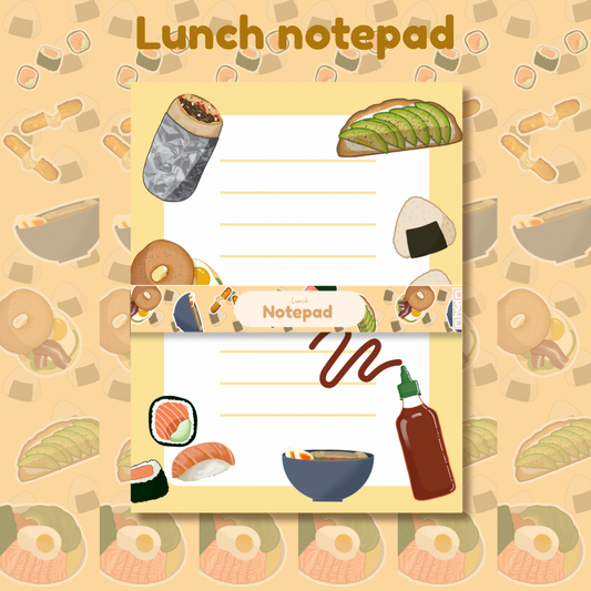 Lunch notepad | stationary