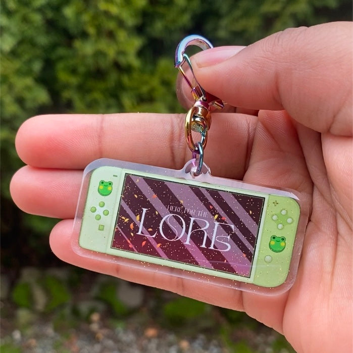 Here for the lore keychain | 2”