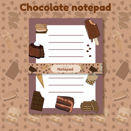Chocolate notepad | stationary