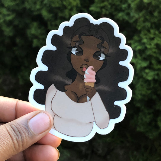 Ice Cream Cutie vinyl sticker