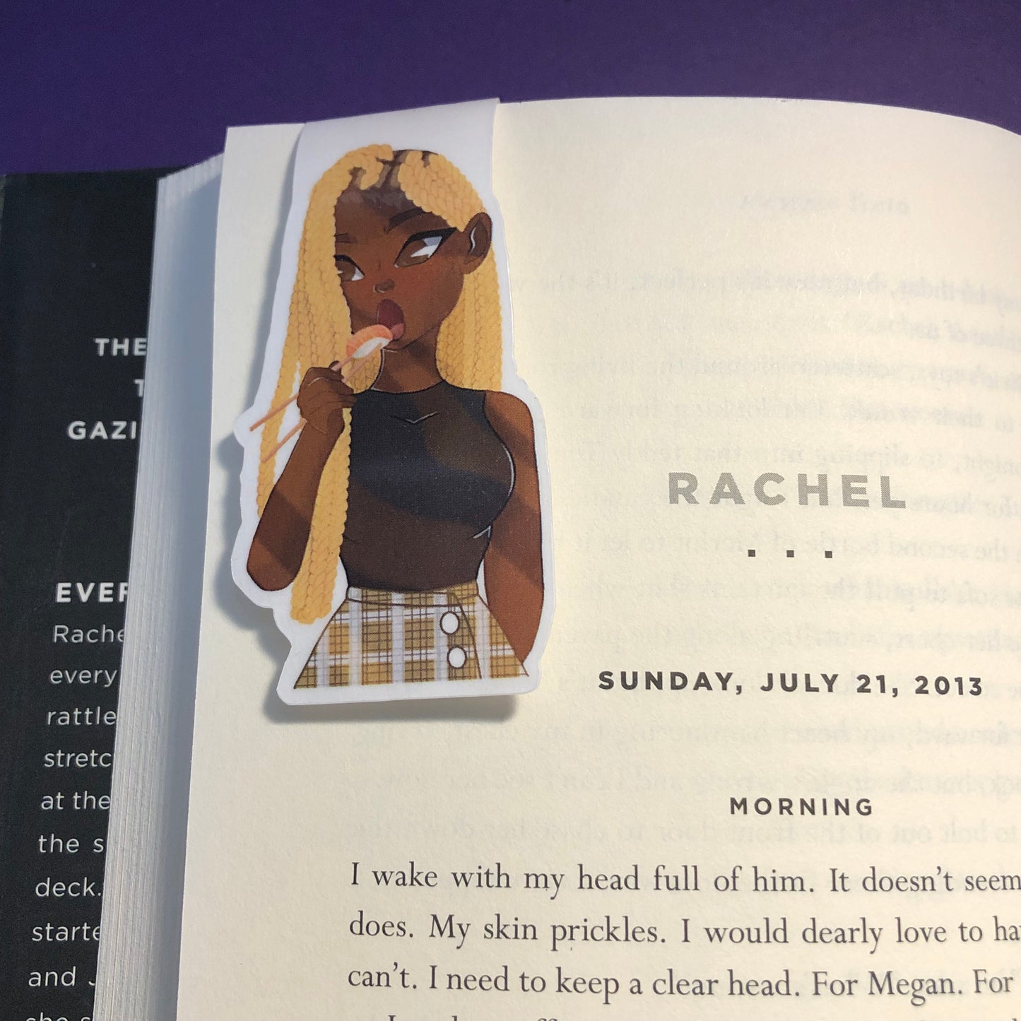 Sushi bae magnetic bookmark | book accessory | digital art product