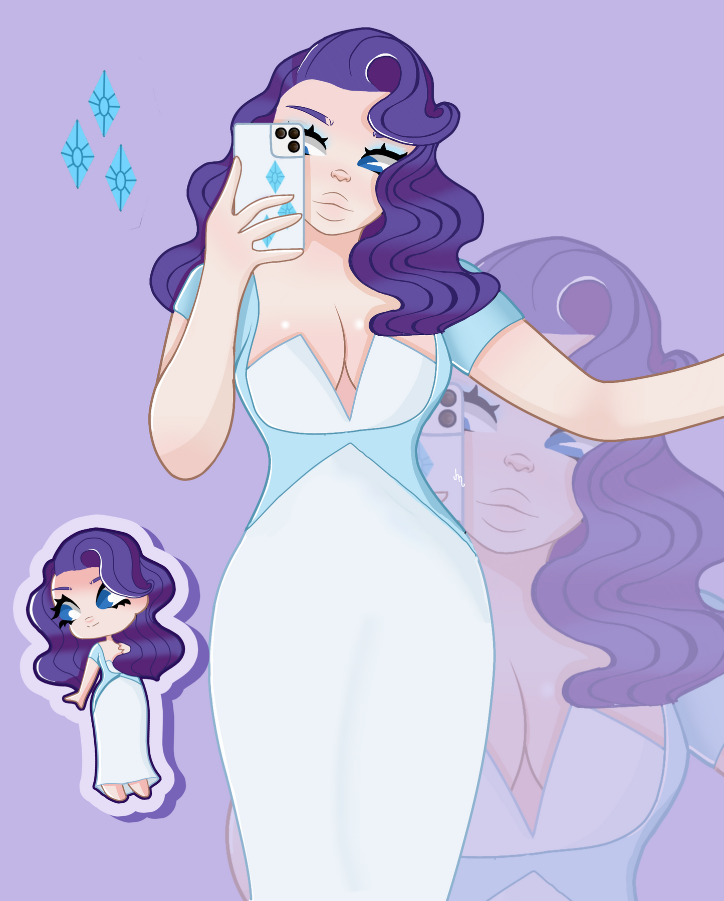 Rarity print | glossy finish