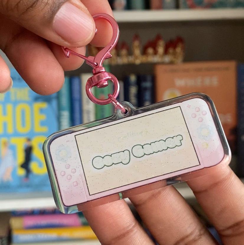 Certified cozy gamer keychain | 2”