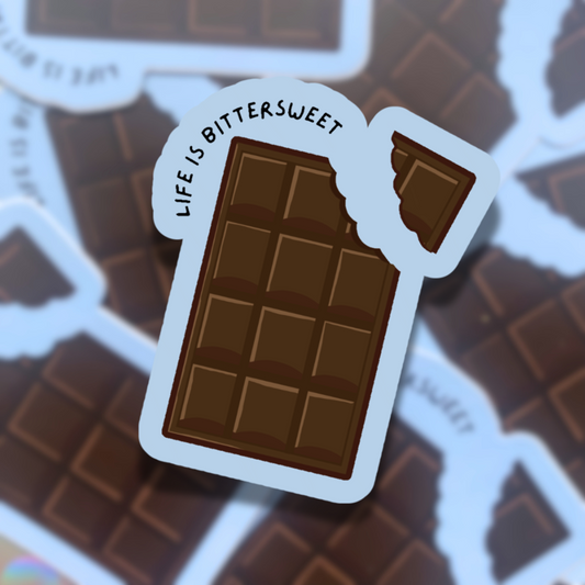 Life is bittersweet sticker | vinyl | 3.5x3