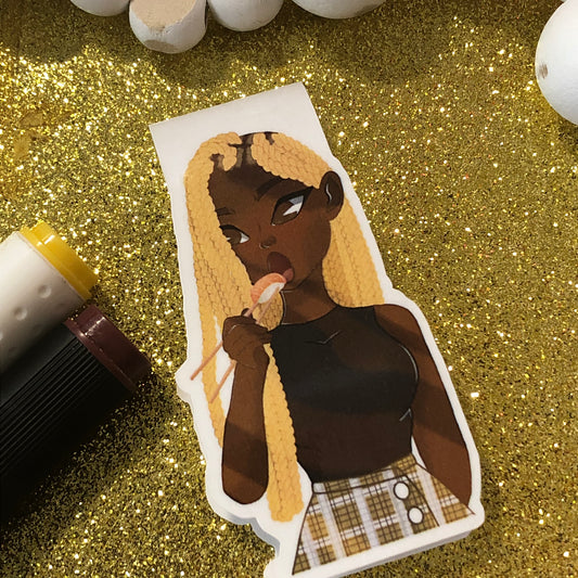 Sushi bae magnetic bookmark | book accessory | digital art product