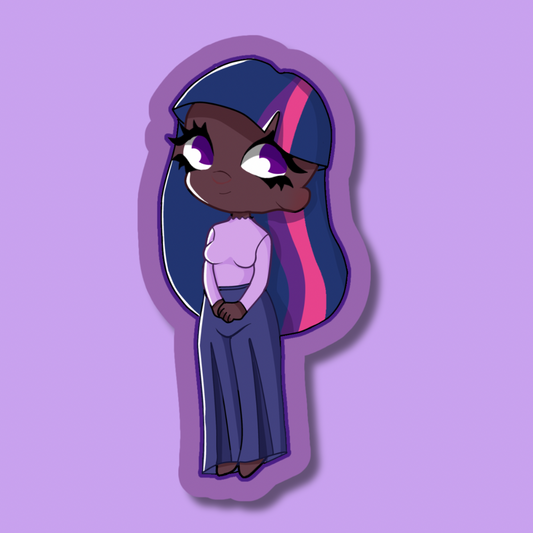 Twilight Chibi sticker | vinyl | 2x3